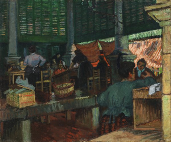 DUFY RAOUL. El mercado de pescado, Marsella DUFY RAOUL. El mercado de pescado, Marsella