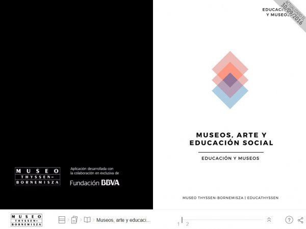 Publicación 'Museos, arte y educación social'