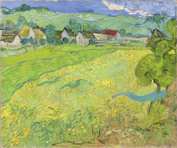奥维尔的村庄 Les Vessenots en Auvers. Vincent van Gogh