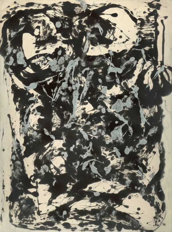 Marrón y plata I. Jackson Pollock