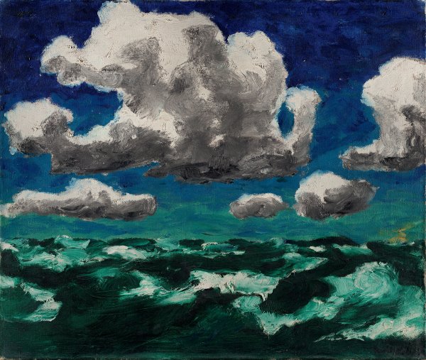Nubes de verano. Emil Nolde, (Emil Hansen) Nubes de verano. Emil Nolde, (Emil Hansen)