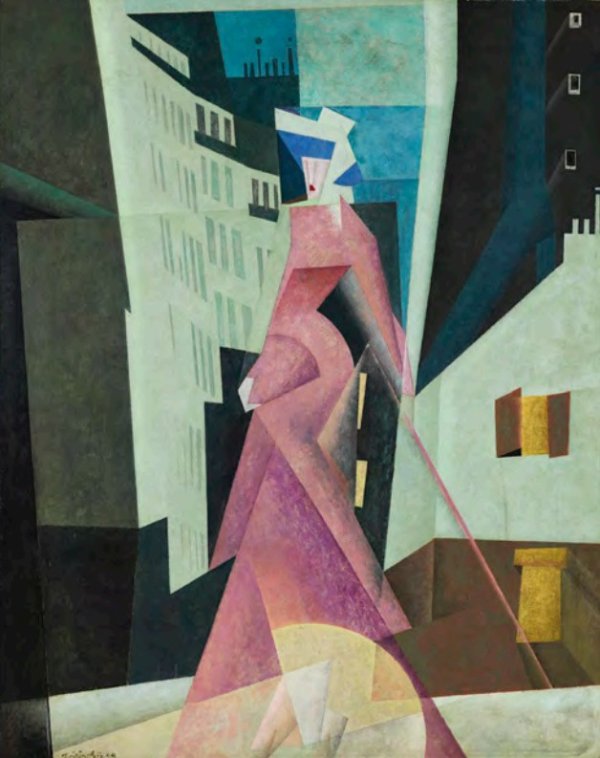 Lyonel Feininger  La dama de malva
