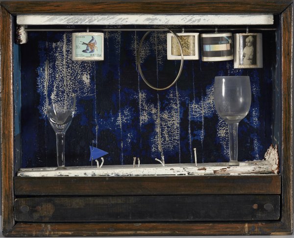 Burbuja de jabón azul. Joseph Cornell