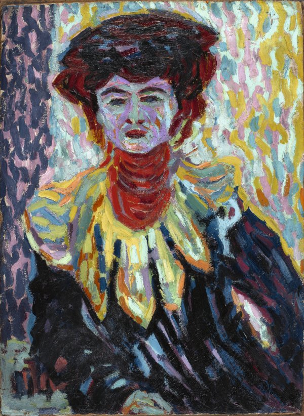 Doris con cuello alto. Ernst Ludwig Kirchner Doris con cuello alto. Ernst Ludwig Kirchner