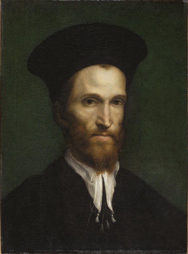 Retrato de un hombre. Correggio (Antonio Allegri) Retrato de un hombre. Correggio (Antonio Allegri)