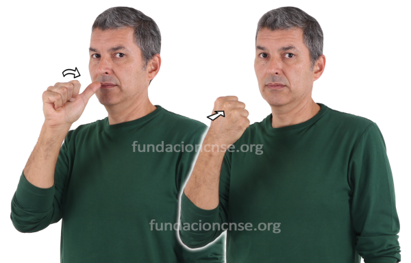 Aguafuerte en Lengua de Signos Española Signado de la palabra aguafuerte en Lengua de Signos Española