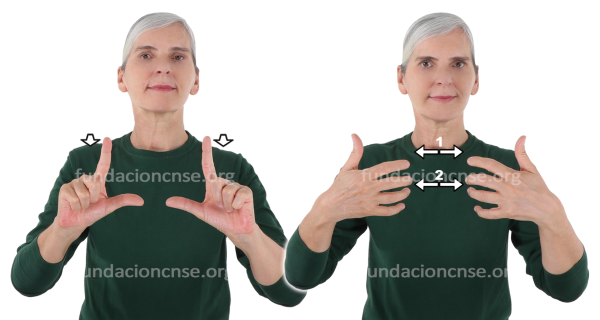 Cartela extendida en Lengua de Signos Española Signado de cartela extendida en Lengua de Signos Española