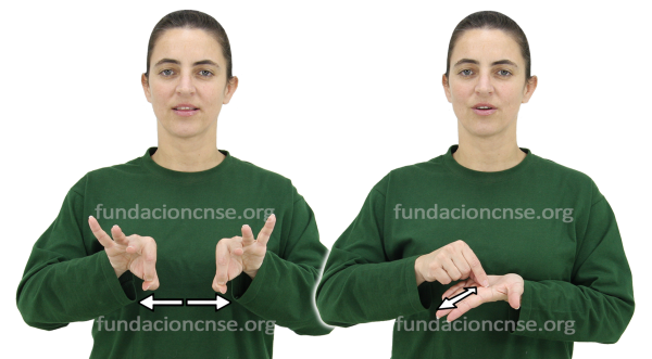 Cera, pintura, en Lengua de Signos Española Signado de la palabra cera, pintura, en Lengua de Signos Española