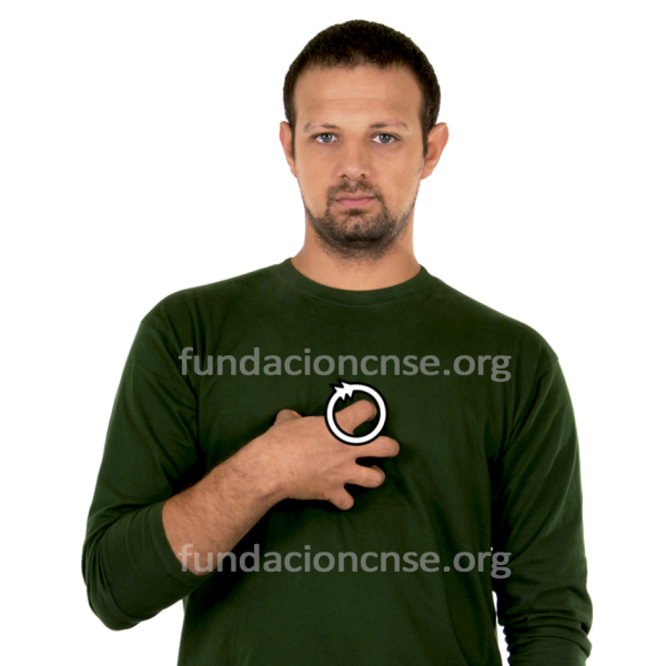 Nombre del artista Gustave Courbet en Lengua de Signos Española Signado del nombre Gustave Courbet en Lengua de Signos Española