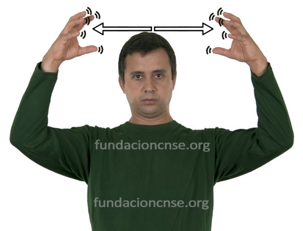 Nombre de la artista Claudio de Lorena en Lengua de Signos Española Signado del nombre Claudio de Lorena en Lengua de Signos Española