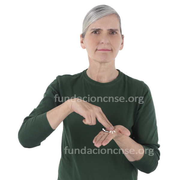 Espátula en Lengua de Signos Española Signado de la palabra espátula en Lengua de Signos Española