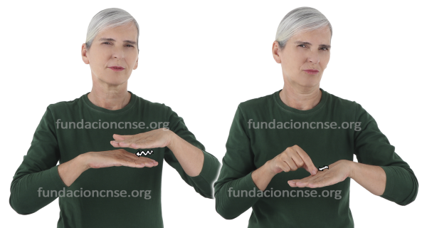 Frottage en Lengua de Signos Española Signado de la palabra frottage en Lengua de Signos Española