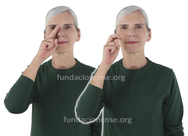 Nombre de la artista Natalia Goncharova en Lengua de Signos Española Signado del nombre Natalia Goncharova en Lengua de Signos Española