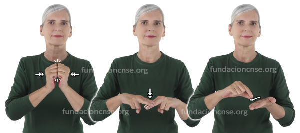 Grafito en Lengua de Signos Española Signado de la palabra grafito en Lengua de Signos Española