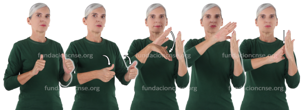 Imprimación en Lengua de Signos Española Signado de la palabra imprimación en Lengua de Signos Española