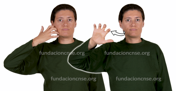 Nombre del artista Édouard Manet en Lengua de Signos Española Signado del nombre Édouard Manet en Lengua de Signos Española