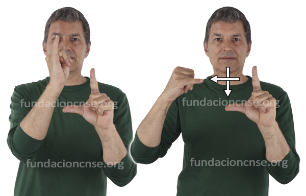 Nombre del artista Piet Mondrian en Lengua de Signos Española Signado del nombre Piet Mondrian en Lengua de Signos Española