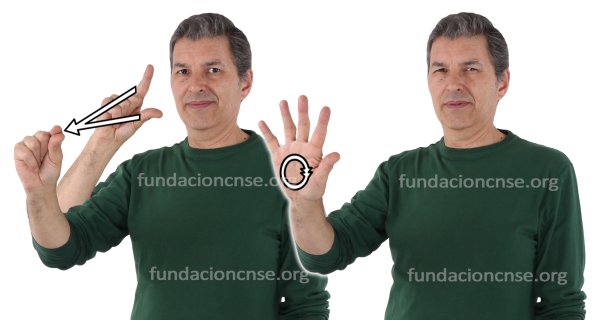 Perspectiva aérea en Lengua de Signos Española Signado de la palabra perspectiva aérea en Lengua de Signos Española