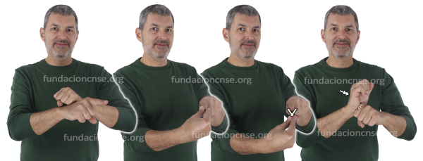 Punta seca en Lengua de Signos Española Signado de punta seca en Lengua de Signos Española