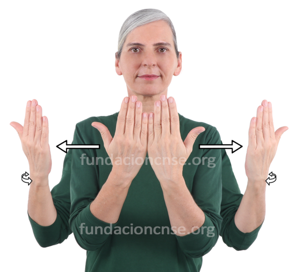 Retablo en Lengua de Signos Española Signado de la palabra retablo en Lengua de Signos Española