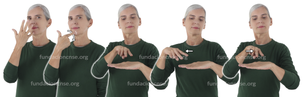 Tornasolado en Lengua de Signos Española Signado de la palabra tornadolado en Lengua de Signos Española