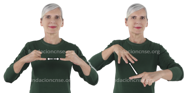 Urdimbre en Lengua de Signos Española Signado de la palabra urdimbre en Lengua de Signos Española