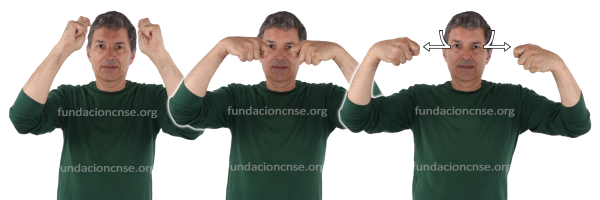 Nombre del artista Jan van Eyck en Lengua de Signos Española Signado del nombre Jan van Eyck en Lengua de Signos Española