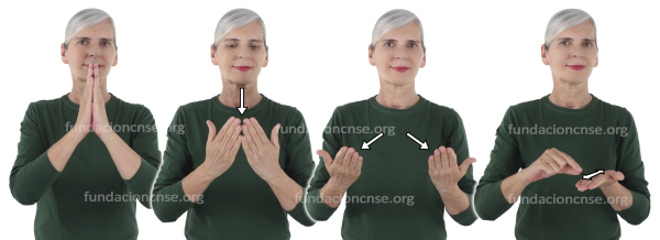 Evangelista en Lengua de Signos Española Signado de la palabra evangelista en Lengua de Signos Española