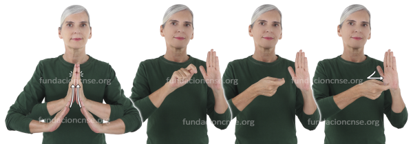 San Jorge en Lengua de Signos Española Signado de San Jorge en Lengua de Signos Española