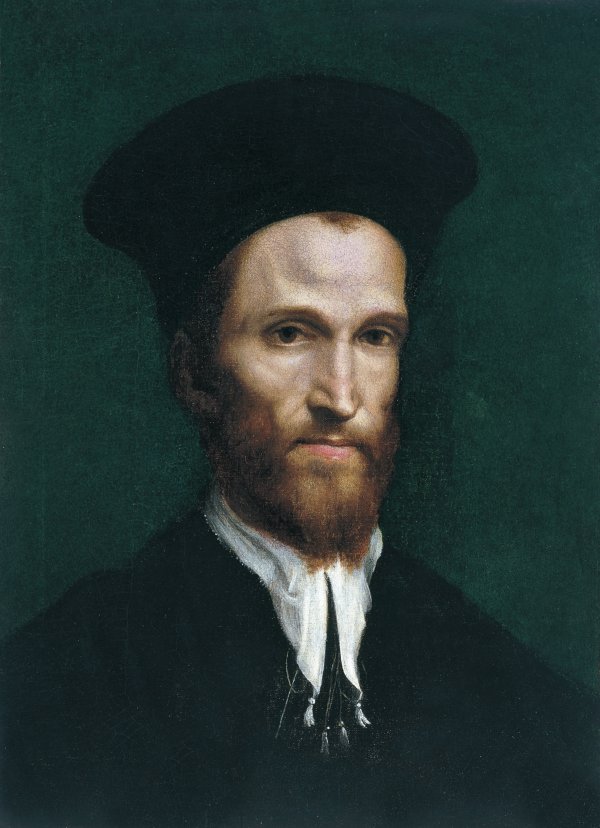Retrato de un hombre. Correggio (Antonio Allegri) Retrato de un hombre. Correggio (Antonio Allegri)