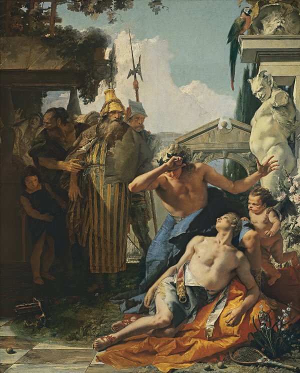 La muerte de Jacinto. Giambattista Tiepolo La muerte de Jacinto. Giambattista Tiepolo