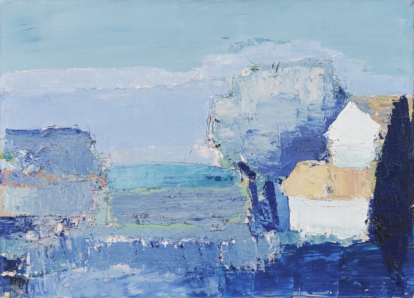 Paisaje mediterráneo. Nicolas de Staël Paisaje mediterráneo. Nicolas de Staël