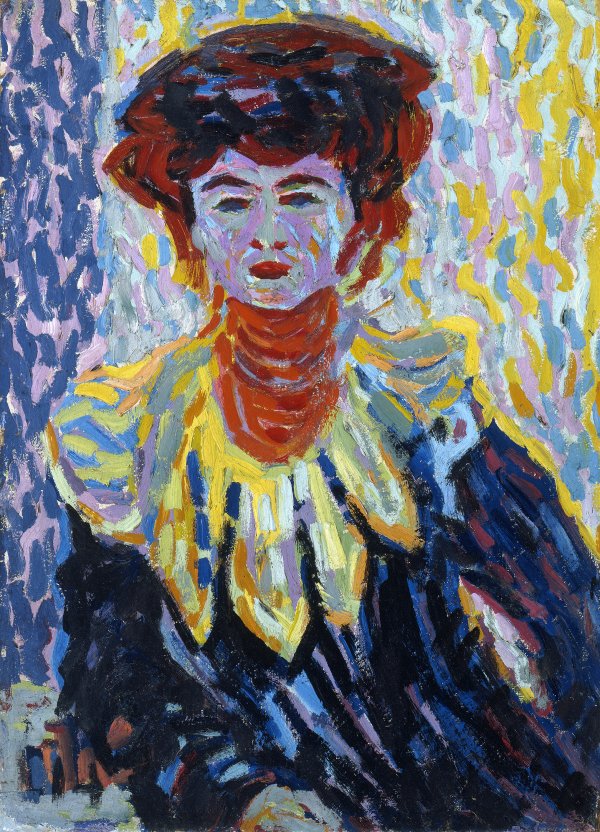 Doris con cuello alto. Ernst Ludwig Kirchner Doris con cuello alto. Ernst Ludwig Kirchner