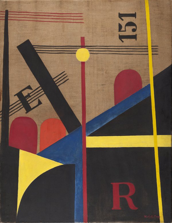 Gran pintura del ferrocarril. László Moholy-Nagy