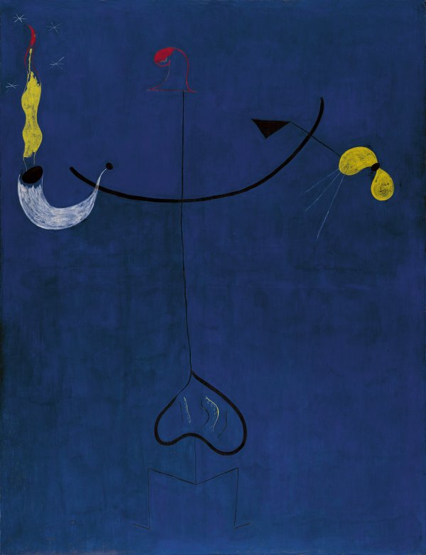 Campesino catalán con guitarra. Joan Miró