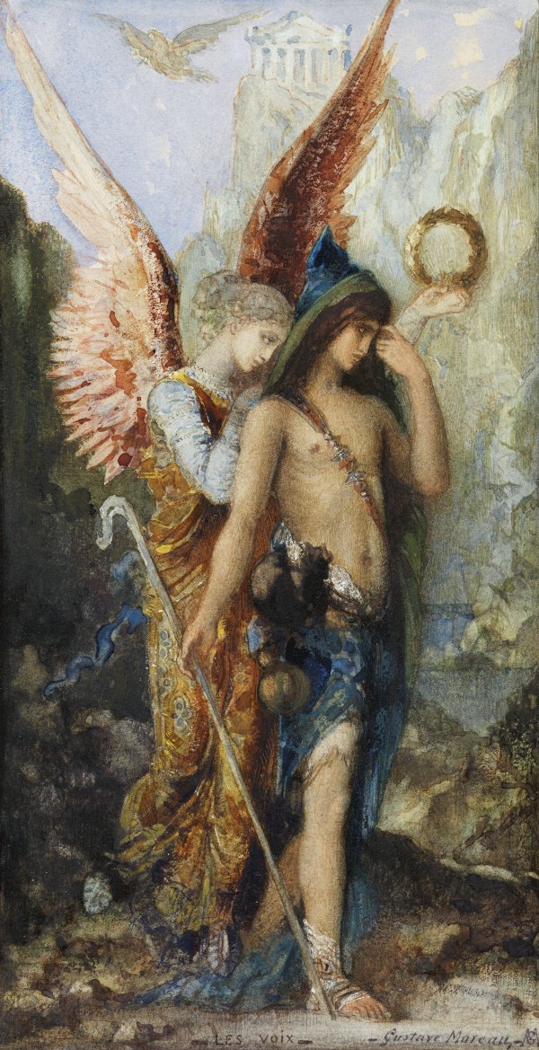 Las voces. Gustave Moreau Las voces. Gustave Moreau