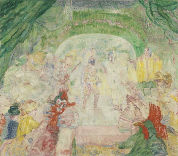 Teatro de máscaras. James Ensor Teatro de máscaras. James Ensor