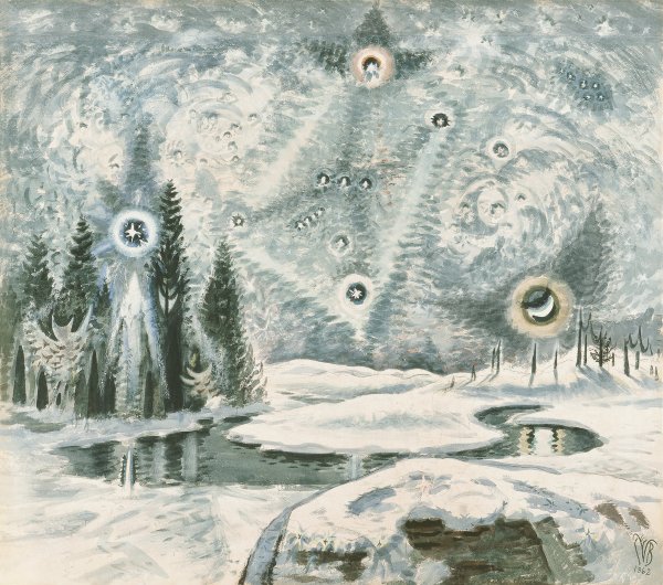 Orión en invierno. Charles Ephraim Burchfield Orión en invierno. Charles Ephraim Burchfield