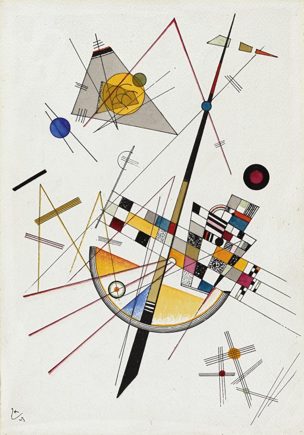 Tensión suave n.º 85. Wassily Kandinsky