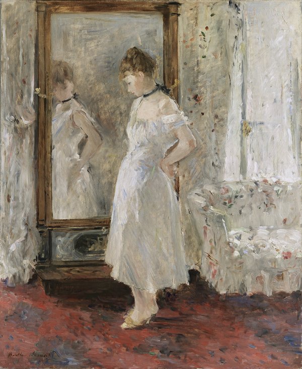 El espejo psiqué. Berthe Morisot El espejo psiqué. Berthe Morisot