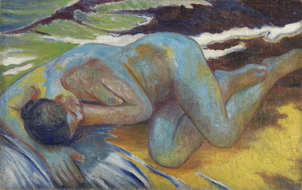 Desnudo azul. Mijaíl Lariónov Desnudo azul. Mijaíl Lariónov
