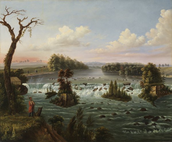 Las cataratas de San Antonio, Alto Mississippi. Henry Lewis Las cataratas de San Antonio, Alto Mississippi. Henry Lewis