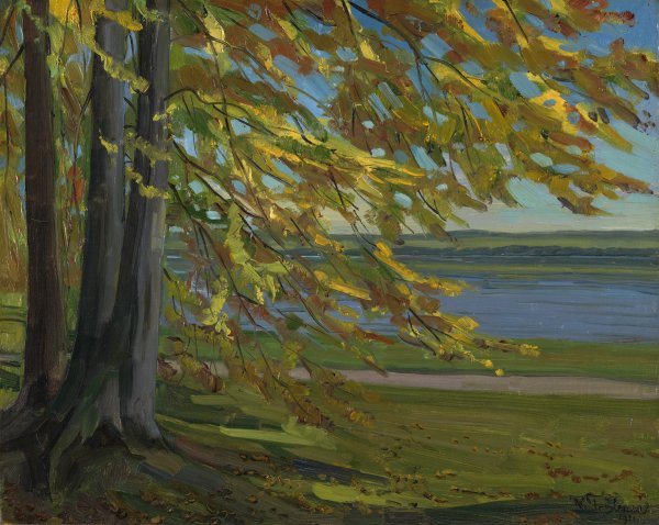 El lago de Starnberg. Wilhelm Trübner El lago de Starnberg. Wilhelm Trübner