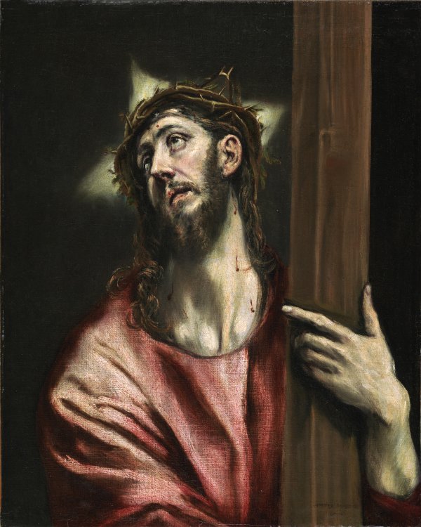 Cristo abrazando la cruz. El (Doménikos Theotokópoulos) Greco Cristo abrazando la cruz. El (Doménikos Theotokópoulos) Greco