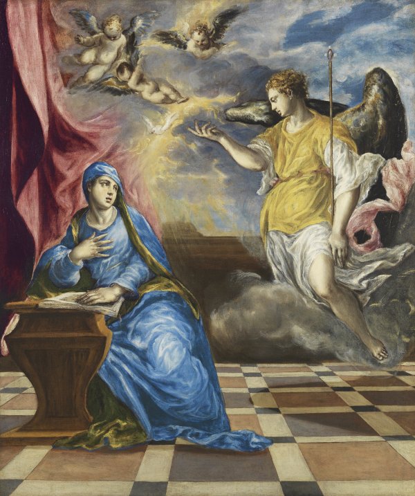 La Anunciación. El (Doménikos Theotokópoulos) Greco La Anunciación. El (Doménikos Theotokópoulos) Greco