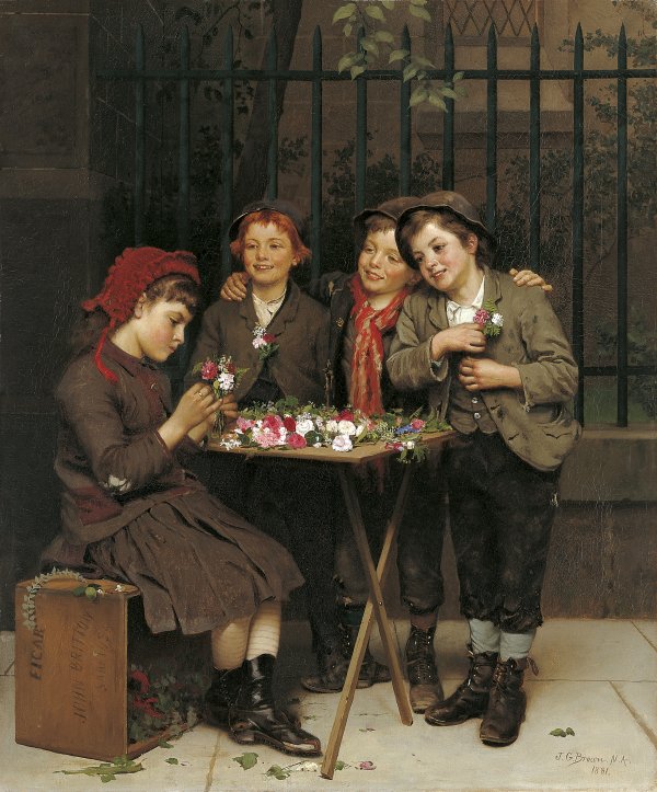 Una clientela dura. John George Brown